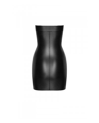 Mini robe bustier Wild F317 wetlook effet croco