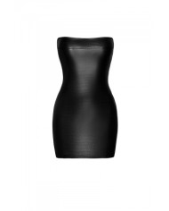 Mini robe bustier Wild F317 wetlook effet croco