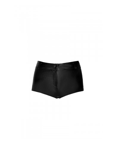 Short échancré F318 wetlook effet croco