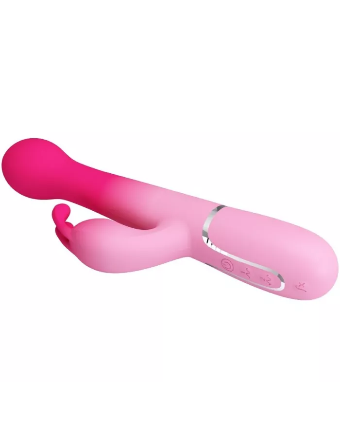 PRETTY LOVE - VIBRATEUR LAPIN MULTIFONCTION 3 EN 1 DEJON ROSE PRETTY LOVE - VIBRATEUR LAPIN MULTIFONCTION 3 EN 1 DEJON ROSE