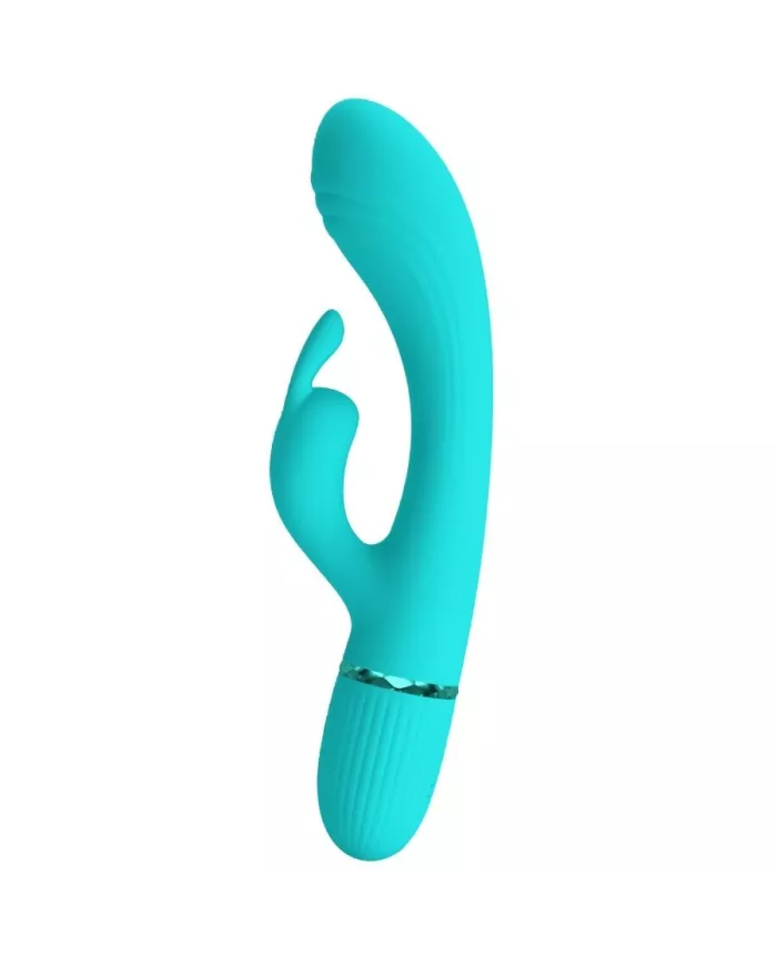 PRETTY LOVE - VIBRATEUR SCOCCO LAPIN TURQUOISE PRETTY LOVE - VIBRATEUR SCOCCO LAPIN TURQUOISE