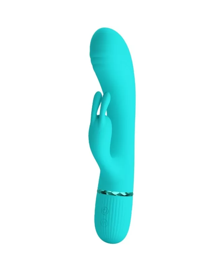 PRETTY LOVE - VIBRATEUR SCOCCO LAPIN TURQUOISE PRETTY LOVE - VIBRATEUR SCOCCO LAPIN TURQUOISE