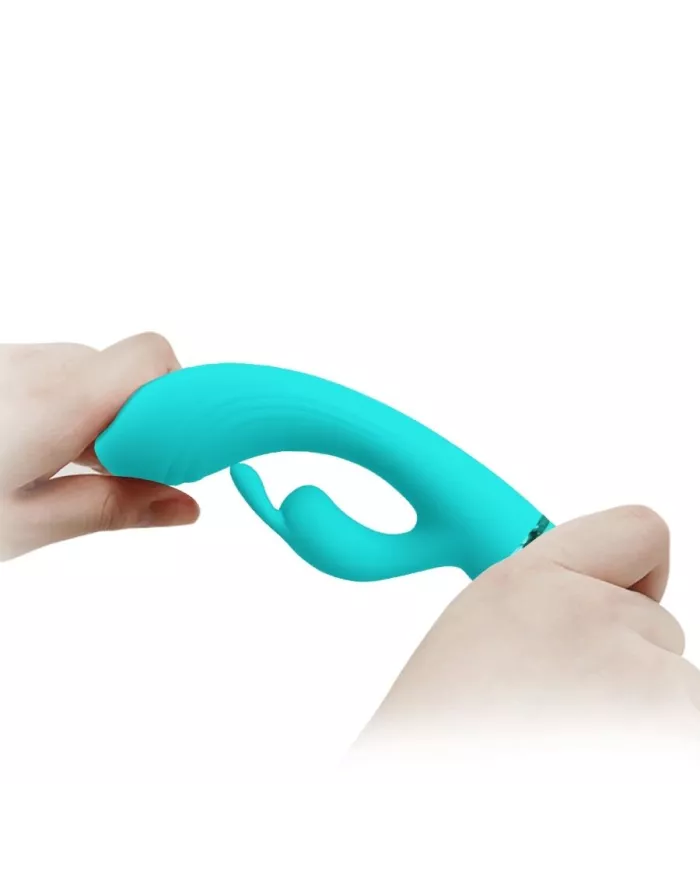 PRETTY LOVE - VIBRATEUR SCOCCO LAPIN TURQUOISE PRETTY LOVE - VIBRATEUR SCOCCO LAPIN TURQUOISE
