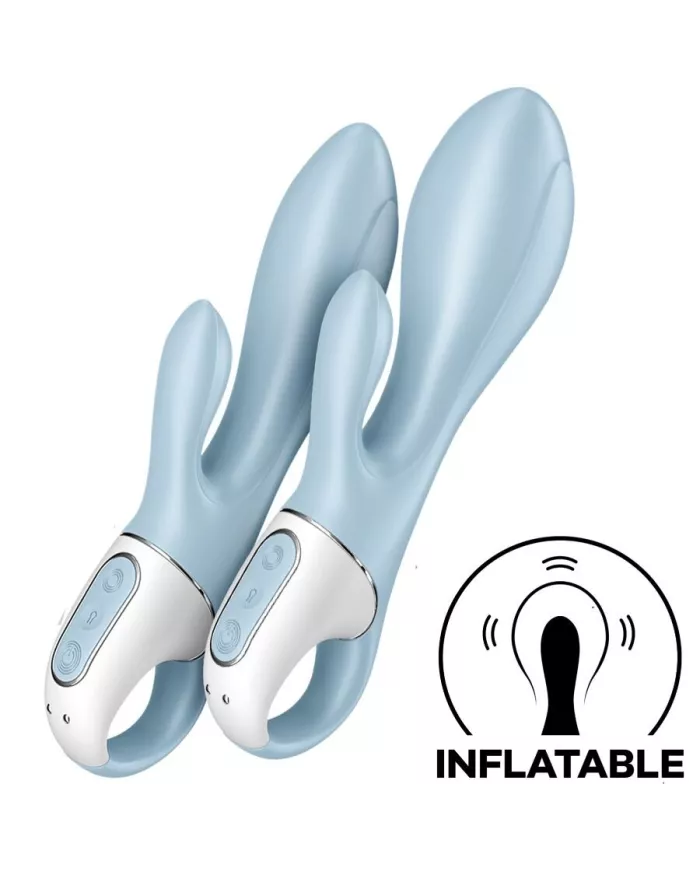 SATISFYER - AIR PUMP BUNNY 1 VIBRATEUR GONFLABLE LAPIN BLEU SATISFYER - AIR PUMP BUNNY 1 VIBRATEUR GONFLABLE LAPIN BLEU