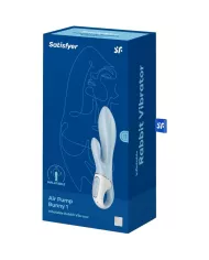 SATISFYER - AIR PUMP BUNNY 1 VIBRATEUR GONFLABLE LAPIN BLEU SATISFYER - AIR PUMP BUNNY 1 VIBRATEUR GONFLABLE LAPIN BLEU