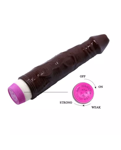 BAILE - VIBRATEUR VAGUES DE PLAISIR 23 CM MARRON