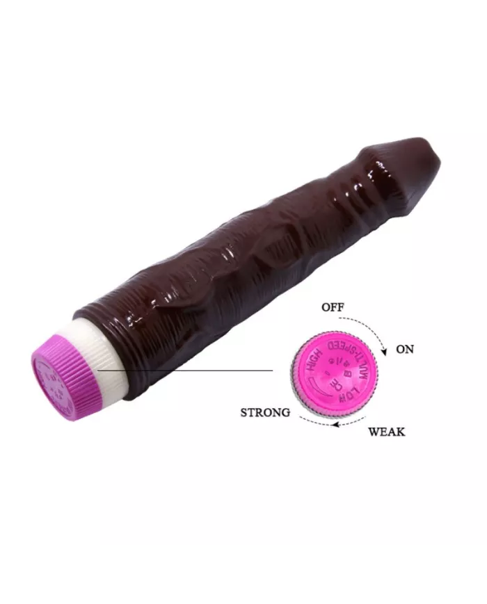 BAILE - VIBRATEUR VAGUES DE PLAISIR 23 CM MARRON BAILE - VIBRATEUR VAGUES DE PLAISIR 23 CM MARRON