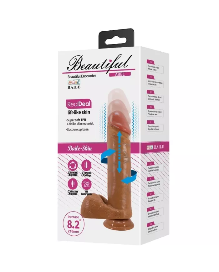 BAILE - ABEL GODE RÉALISTE 21 CM MULÂTRE BAILE - ABEL GODE RÉALISTE 21 CM MULÂTRE