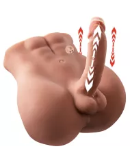 XISE - BERTLETT DILDO ASS GODE RÉALISTE ET MASTURBATEUR ANUS POSITION FRONTALE AVEC POUSSÉE 18 CM