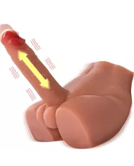 XISE - PEEL DILDO ASS GODE RÉALISTE MASTURBATEUR POSITION FRONTALE AVEC POUSSÉE 17,5 CM