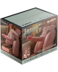 XISE - JASON GODE MASTURBATEUR RÉALISTE AVEC POUSSÉES ET VIBRATIONS 17 CM XISE - JASON GODE MASTURBATEUR RÉALISTE AVEC POUSSÉES ET VIBRATIONS 17 CM