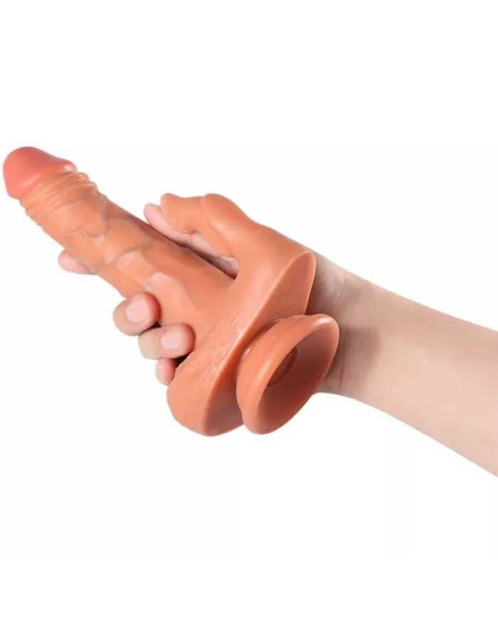 SHEQU - JULIAN DILDO ET STIMULATEUR DE CLITORIS AVEC VIBRATION ET TÉLÉCOMMANDE 16 CM SHEQU - JULIAN DILDO ET STIMULATEUR DE CLITORIS AVEC VIBRATION ET TÉLÉCOMMANDE 16 CM