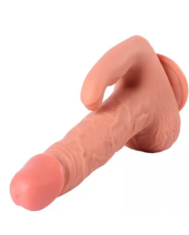 SHEQU - HAYDEN DILDO ET STIMULATEUR DE CLITORIS AVEC VIBRATION ET TÉLÉCOMMANDE 16 CM