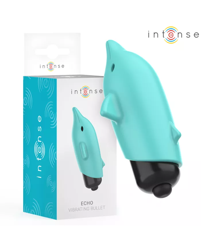 INTENSE - ECHO BALLE VIBRANTE BLEU DAUPHIN 8 X 4,7 CM INTENSE - ECHO BALLE VIBRANTE BLEU DAUPHIN 8 X 4,7 CM