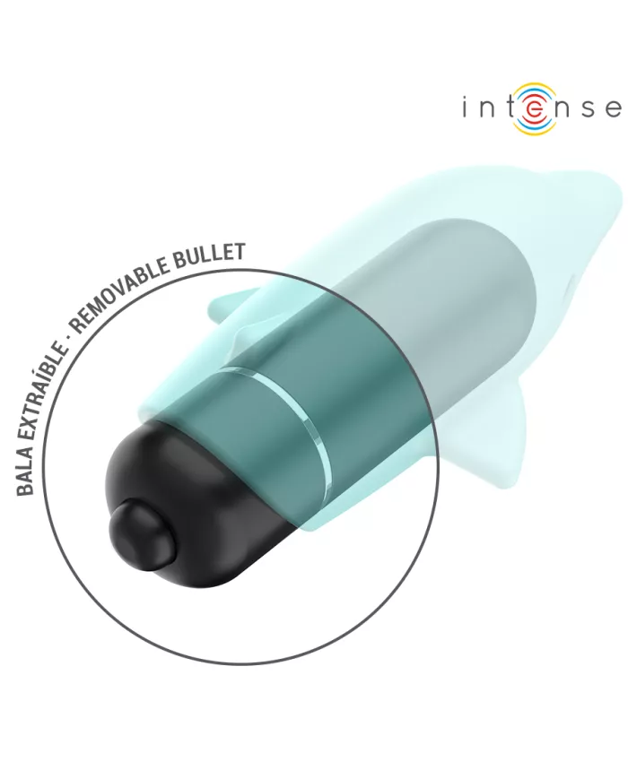 INTENSE - ECHO BALLE VIBRANTE BLEU DAUPHIN 8 X 4,7 CM INTENSE - ECHO BALLE VIBRANTE BLEU DAUPHIN 8 X 4,7 CM