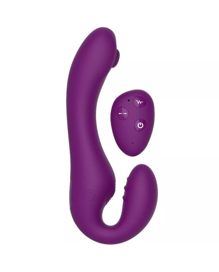 XOCOON - VIBRATEUR SANS STRAPLESS 2 EN 1 AVEC TÉLÉCOMMANDE VIOLET XOCOON - VIBRATEUR SANS STRAPLESS 2 EN 1 AVEC TÉLÉCOMMANDE VIOLET