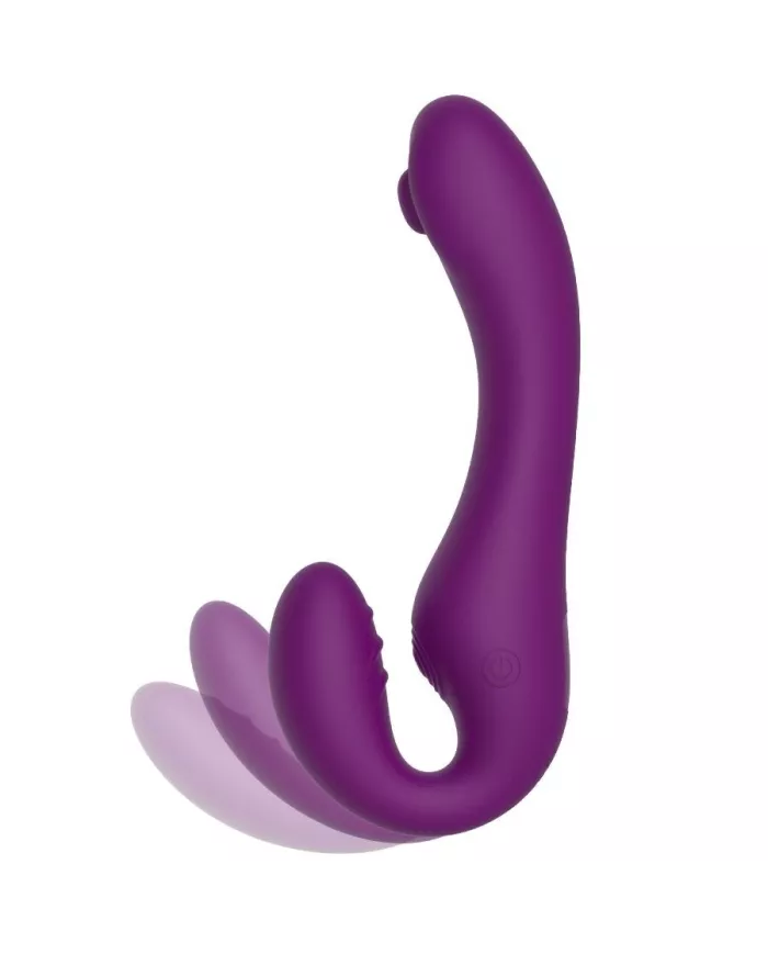XOCOON - VIBRATEUR SANS STRAPLESS 2 EN 1 AVEC TÉLÉCOMMANDE VIOLET XOCOON - VIBRATEUR SANS STRAPLESS 2 EN 1 AVEC TÉLÉCOMMANDE VIOLET