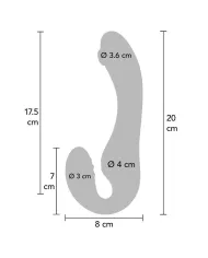 XOCOON - VIBRATEUR SANS STRAPLESS 2 EN 1 AVEC TÉLÉCOMMANDE VIOLET XOCOON - VIBRATEUR SANS STRAPLESS 2 EN 1 AVEC TÉLÉCOMMANDE VIOLET