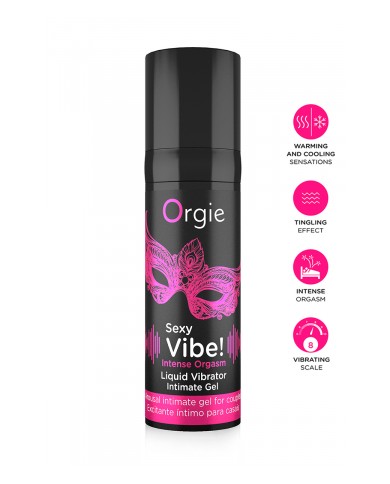 Gel d'excitation Sexy Vibe Intense Orgasm Liquid Vibrator