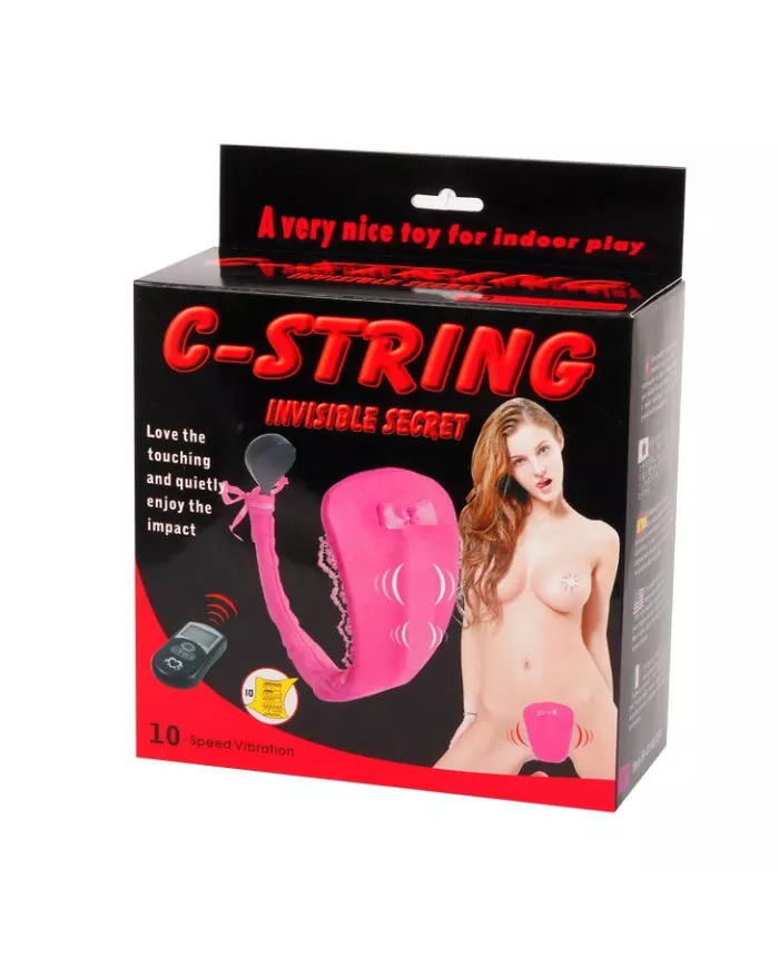 BAILE - STRING AVEC VIBRATEUR AVEC TÉLÉCOMMANDE LILAS BAILE - STRING AVEC VIBRATEUR AVEC TÉLÉCOMMANDE LILAS
