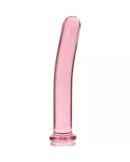 NEBULA SERIES BY IBIZA - MODÈLE 8 GODE EN VERRE BOROSILICATE ROSE 14.5 CM -O- 2 CM