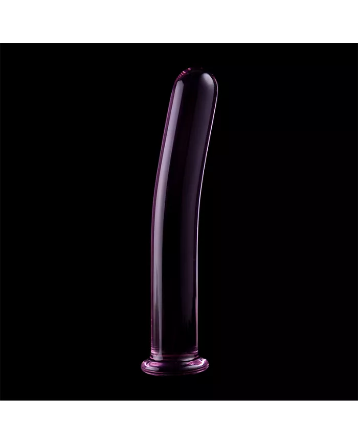 NEBULA SERIES BY IBIZA - MODÈLE 8 GODE EN VERRE BOROSILICATE ROSE 14.5 CM -O- 2 CM