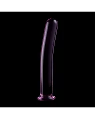 NEBULA SERIES BY IBIZA - MODÈLE 8 GODE EN VERRE BOROSILICATE ROSE 14.5 CM -O- 2 CM