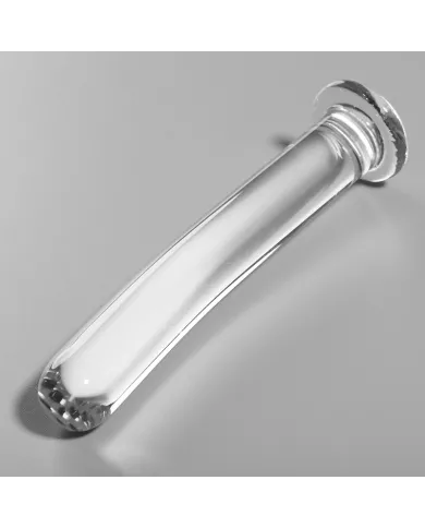 NEBULA SERIES BY IBIZA - MODÈLE 9 GODE EN VERRE BOROSILICATE CLAIR 15.5 CM -O- 2.5 CM