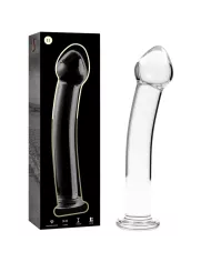 NEBULA SERIES BY IBIZA - MODÈLE 11 GODE EN VERRE BOROSILICATE CLAIR 16 CM -O- 3 CM