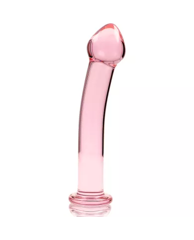 NEBULA SERIES BY IBIZA - MODÈLE 11 GODE EN VERRE BOROSILICATE ROSE 16 CM -O- 3 CM
