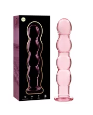 NEBULA SERIES BY IBIZA - MODÈLE 10 GODE EN VERRE BOROSILICATE ROSE 16.5 CM -O- 3.5 CM