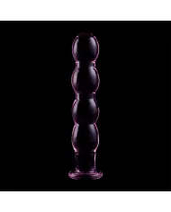 NEBULA SERIES BY IBIZA - MODÈLE 10 GODE EN VERRE BOROSILICATE ROSE 16.5 CM -O- 3.5 CM