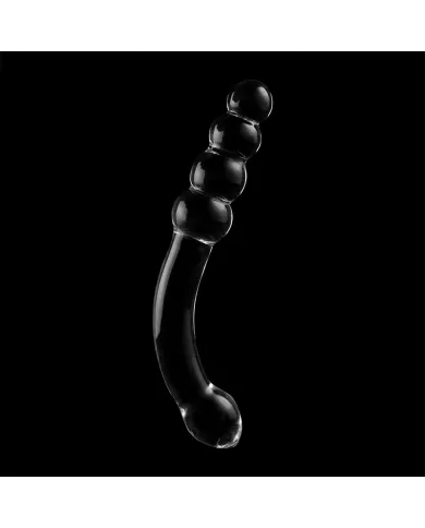 NEBULA SERIES BY IBIZA - MODÈLE 14 GODE EN VERRE BOROSILICATE CLAIR 18.5 CM -O- 3 CM