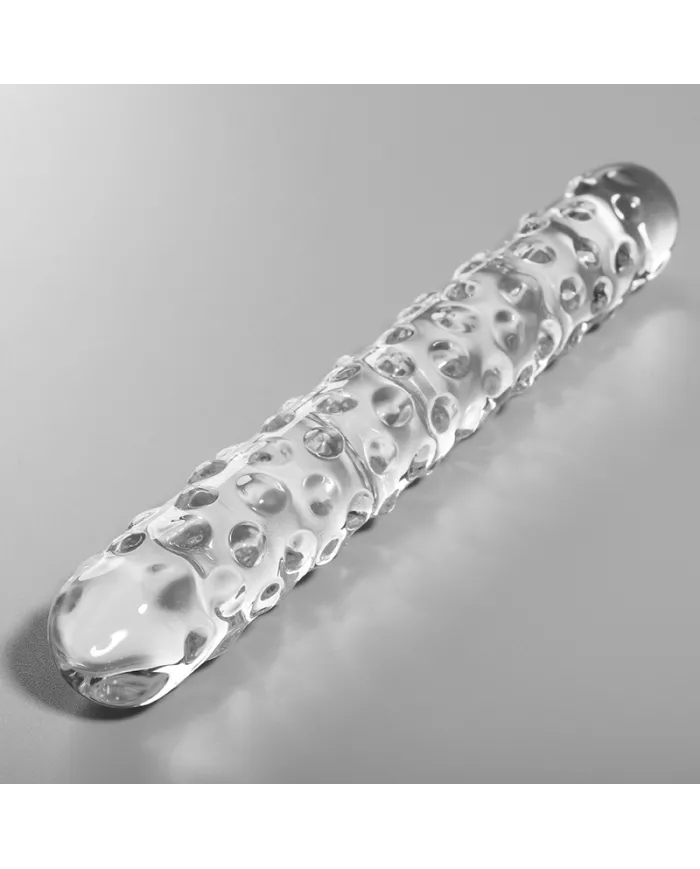 NEBULA SERIES BY IBIZA - MODÈLE 15 GODE EN VERRE BOROSILICATE CLAIR 18.5 CM -O- 3 CM