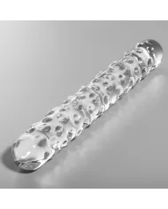 NEBULA SERIES BY IBIZA - MODÈLE 15 GODE EN VERRE BOROSILICATE CLAIR 18.5 CM -O- 3 CM