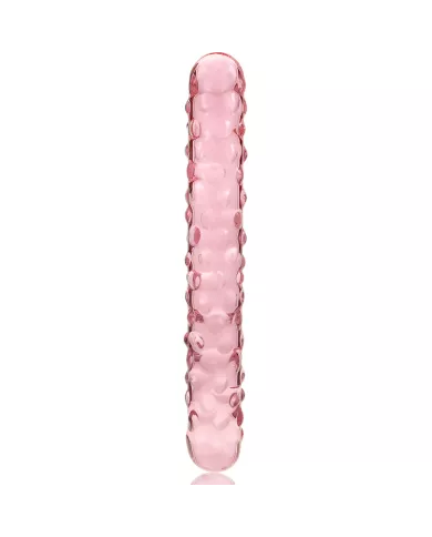 NEBULA SERIES BY IBIZA - MODÈLE 15 GODE EN VERRE BOROSILICATE ROSE 18.5 CM -O- 3 CM