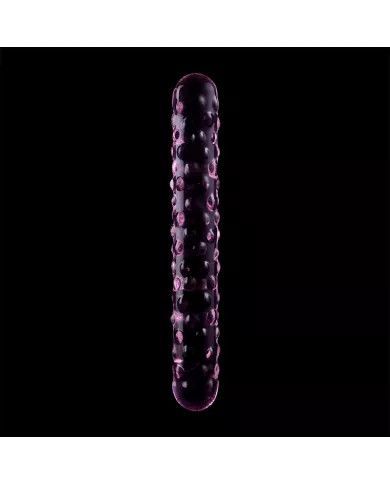 NEBULA SERIES BY IBIZA - MODÈLE 15 GODE EN VERRE BOROSILICATE ROSE 18.5 CM -O- 3 CM