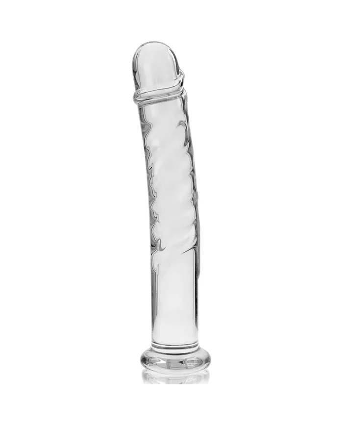 NEBULA SERIES BY IBIZA - MODÈLE 16 GODE EN VERRE BOROSILICATE CLAIR 18.5 CM -O- 3 CM