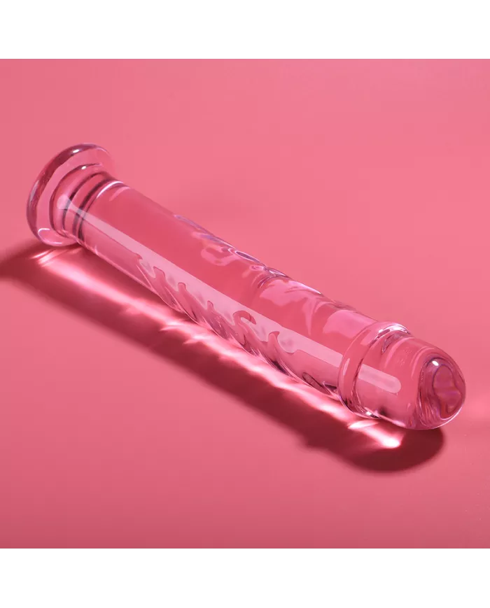 NEBULA SERIES BY IBIZA - MODÈLE 16 GODE EN VERRE BOROSILICATE ROSE 18.5 CM -O- 3 CM