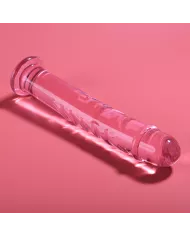 NEBULA SERIES BY IBIZA - MODÈLE 16 GODE EN VERRE BOROSILICATE ROSE 18.5 CM -O- 3 CM