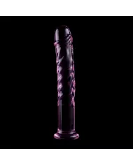 NEBULA SERIES BY IBIZA - MODÈLE 16 GODE EN VERRE BOROSILICATE ROSE 18.5 CM -O- 3 CM