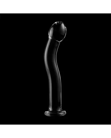 NEBULA SERIES BY IBIZA - MODÈLE 18 GODE EN VERRE BOROSILICATE CLAIR 18.5 CM -O- 3.5 CM