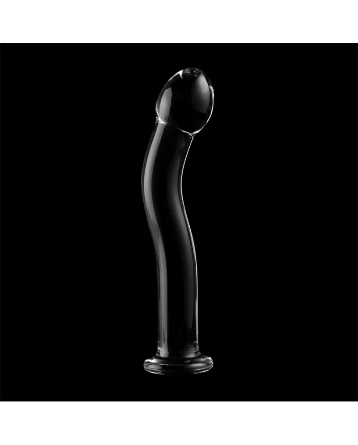 NEBULA SERIES BY IBIZA - MODÈLE 18 GODE EN VERRE BOROSILICATE CLAIR 18.5 CM -O- 3.5 CM