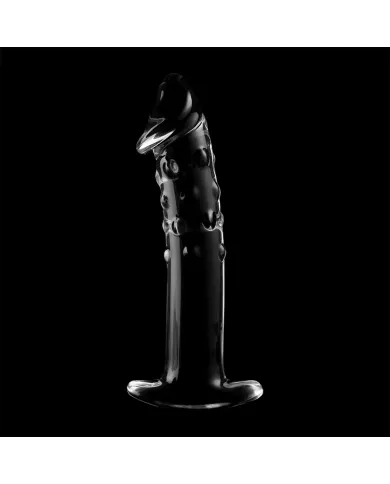 NEBULA SERIES BY IBIZA - MODÈLE 19 GODE EN VERRE BOROSILICATE CLAIR 18.5 CM -O- 4 CM