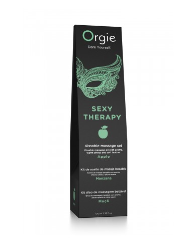 Huile de massage embrassable Sexy Therapy Pomme