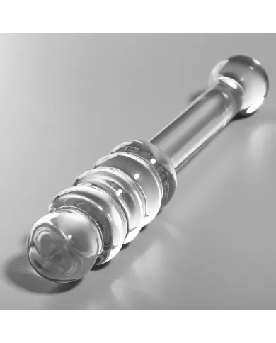 NEBULA SERIES BY IBIZA - MODÈLE 20 GODE EN VERRE BOROSILICATE CLAIR 20.5 CM -O- 3 CM