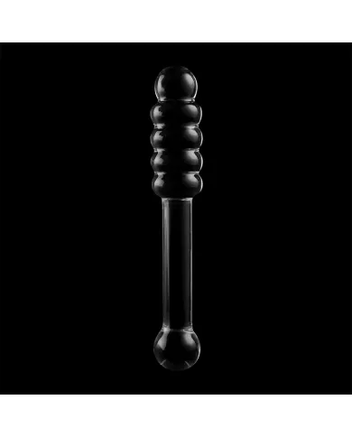 NEBULA SERIES BY IBIZA - MODÈLE 20 GODE EN VERRE BOROSILICATE CLAIR 20.5 CM -O- 3 CM