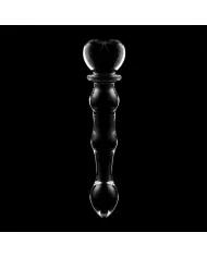 NEBULA SERIES BY IBIZA - MODÈLE 21 GODE EN VERRE BOROSILICATE CLAIR 20.5 CM -O- 3.5 CM