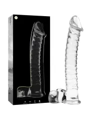 NEBULA SERIES BY IBIZA - MODÈLE 23 GODE EN VERRE BOROSILICATE CLAIR 21.5 CM -O- 4 CM NEBULA SERIES BY IBIZA - MODÈLE 23 GODE EN VERRE BOROSILICATE CLAIR 21.5 CM -O- 4 CM