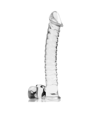 NEBULA SERIES BY IBIZA - MODÈLE 23 GODE EN VERRE BOROSILICATE CLAIR 21.5 CM -O- 4 CM